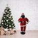 The Holiday Aisle® 58" Dancing African American Santa w/ Naughty & Nice List, Life-Size Christmas Holiday Indoor Home Decorations | Wayfair