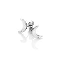 Hot Diamonds Sterling Silver Amulet Crescent Earrings with Diamond