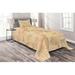 East Urban Home Cream Microfiber Farmhouse/Country Coverlet/Bedspread Set Microfiber in White | Twin Bedspread + 1 Sham | Wayfair