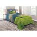 East Urban Home Nature Microfiber Farmhouse/Country Coverlet/Bedspread Set Microfiber in Green | Twin Bedspread + 1 Sham | Wayfair