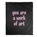 East Urban Home Fleece Blanket or Throw Fleece/Microfiber in Black | 50 W in | Wayfair 8833E843ED894792A63F2593F90ADEA1