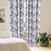 East Urban Home Ambesonne Tropical 2 Panel Curtain Set, Leaves Of Banana Palm & Lilies Hawaii Brazil Botanical Watercolor Art | 84 H in | Wayfair