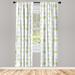 East Urban Home Geometric Semi-Sheer Rod Pocket Curtain Panels Polyester | 95 H in | Wayfair EBF0C755DE7B4C50B1BDB05663DA04D3