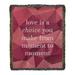 East Urban Home Faux Gemstone Love Is a Choice Quote Cotton Woven Blanket Cotton in Red/Pink | 50 W in | Wayfair 39FE7D8A62374B13B4E6BDBB91F90D13