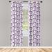 East Urban Home Art Nouveau Doors Semi-Sheer Rod Pocket Curtain Panels Polyester | 84 H in | Wayfair A36B7E28E774466588B099A6CBBA35CB