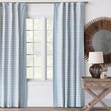 Eastern Accents Penelope Sky 100% Cotton Geometric Room Darkening Rod Pocket Single Curtain Panel 100% Cotton | 120 H in | Wayfair CLD-414D