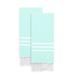 Highland Dunes Polizzi 2 Piece Turkish Cotton Hand Towel Set Turkish Cotton in Gray/Blue/White | Wayfair A65ADABB3EDB406B8210C6E397F6113D