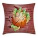 East Urban Home Brick Wall Indoor/Outdoor 26" Throw Pillow Cover Polyester | 26 H x 26 W x 0.1 D in | Wayfair 67F35FFEC128400896CB2A0399CAFAF6