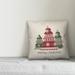 The Holiday Aisle® Chamorro Merry Christmas Trees Throw Pillow Cover Polyester | 16 H x 16 W x 1.5 D in | Wayfair 4F8AD61F34FC4F14A46093A3AFB2D516