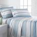 Highland Dunes Franklin Striped Microfiber Sheet Set Polyester in Blue | 94 H x 80 W in | Wayfair 4C6197D8BDA2406BAECAA19F627EE25F