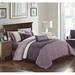 Winston Porter Binghampton 8 Piece Twin Comforter Set Polyester/Polyfill/Microfiber in Indigo | Wayfair BCS10049-WR
