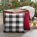 Gracie Oaks Nyla Crimson Outdoor Square Throw Pillow Polyester/Polyfill blend | 16 H x 16 W x 6 D in | Wayfair CE8B98E5DEAC48FD80048FE53487401C