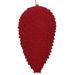 The Holiday Aisle® Flocked Pinecone Christmas Ornament Plastic in Red | 10 H x 4.5 W x 4.5 D in | Wayfair 8DD8853159C142A783E4CEB38F0E6C3A