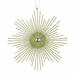 Andover Mills™ 6.5" Glitter Snowflake Burst Ornament Plastic in Green | 6.5 H x 6.5 W x 2 D in | Wayfair DABAB5BC0B9C46CBA56DA1D1701EBC6E