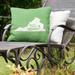 East Urban Home Sweet Indoor/Outdoor Throw Pillow Polyester/Polyfill blend in Green | 16 H x 16 W x 3 D in | Wayfair