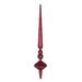 The Holiday Aisle® 12" Cupola Finial Ornament Plastic in Red | 12 H x 3 W x 3 D in | Wayfair E066CE93632E486A9450AD00A6FAFB7C