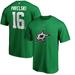 Men's Fanatics Branded Joe Pavelski Kelly Green Dallas Stars Player Authentic Stack Name & Number T-Shirt