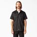 Dickies Men's Flex Slim Fit Short Sleeve Work Shirt - Black Size M (WS673)
