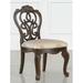 Fleur De Lis Living Aguila 19" Dining Chair Wood in Brown | 44 H x 21 W x 26 D in | Wayfair 39C51460811548EBA855FCE873EBC230