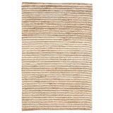 White 0.38 in Area Rug - Dash and Albert Rugs Bunny Williams Striped Handwoven Natural Area Rug Jute & Sisal, Wool | 0.38 D in | Wayfair DA779-35