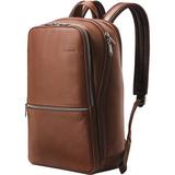 Samsonite Classic Leather Slim Backpack (Cognac) 126036-1221