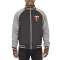 Men's JH Design Gray Minnesota Twins Reversible Track Jacket