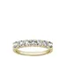 Charles & Colvard 3/4 Ct. T.w. Lab Created Moissanite Seven Stone Band In 14K White Gold, Yellow, 5