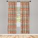 East Urban Home Semi-Sheer Rod Pocket Curtain Panels Polyester | 84 H in | Wayfair 912F992BA83C4DC6BD4B1557E9CAFC20