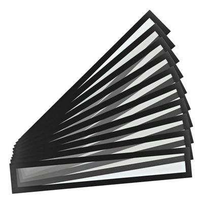 10er-Set Magnetrahmen/Inforahmen »Magneto Solo Pro« für Überschriften A3/A2 schwarz, Tarifold, 44x7.5 cm