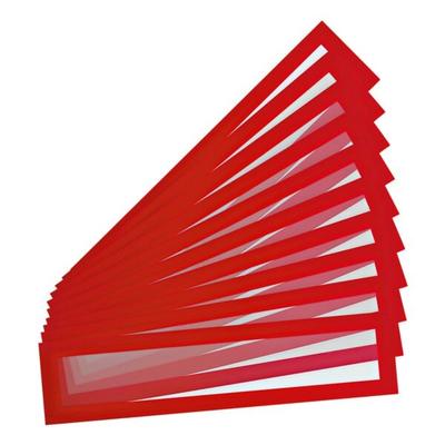 10er-Set Magnetrahmen/Inforahmen »Magneto Solo Pro« für Überschriften A4/A3 rot, Tarifold, 31.7x7.5 cm