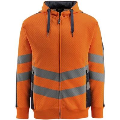 Warn-Kapuzen-Sweater »Corby« Größe L orange, Mascot