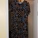 Lularoe Dresses | Brand New Large Lularoe Maria Dress | Color: Black | Size: L