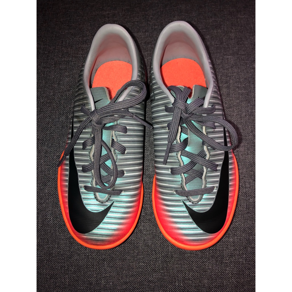 Nike Shoes | Boy’s Nike Mercurial Cr 7 Indoor Shoe | Color: Orange/Silver | Size: 10.5b