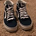 Vans Shoes | Blue High Top Vans | Color: Blue | Size: 10