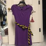 Ralph Lauren Dresses | Beautiful T-Shirt Dress By Ralph Lauren | Color: Purple/Yellow | Size: Xlg