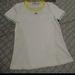 Adidas Tops | Brand New Adidas Athletic Shirt. | Color: White/Yellow | Size: Xs