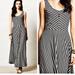 Anthropologie Dresses | Anthropologie Puella Black And Gray Maxi Dress. Xs | Color: Black/Gray | Size: Xs