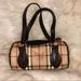 Burberry Bags | Burberry Vintage Check Leather Barrel Bag, Nwot | Color: Gold | Size: Os