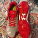 Under Armour Shoes | Baseball Cleats | Color: Gray/Red | Size: 16