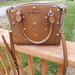 Michael Kors Bags | Brown Studded Michael Kors Handbag | Color: Brown | Size: Medium