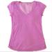 Athleta Tops | Athleta Sheer Workout Shirt Top Lavender Small Tee | Color: Pink/Purple | Size: S