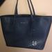 Michael Kors Bags | Brand New Still In Dust Bag Navy Blue Mk Tote | Color: Blue | Size: Os