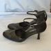 Nine West Shoes | Black Nine West Ankle Strap Heels | Color: Black | Size: 7