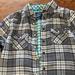 American Eagle Outfitters Tops | American Eagle Plaid Shirt | Color: Gray | Size: 2