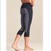 Athleta Pants & Jumpsuits | Athleta Tangram Capri Leggings Size Xs | Color: Black/Purple | Size: Xs