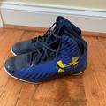 Under Armour Shoes | Boys Under Armour Basketball Shoes | Color: Blue/Yellow | Size: 6bb