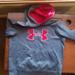 Under Armour Shirts & Tops | Boys Under Armour Sweatshirt | Color: Gray/Red | Size: Mb