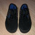 Vans Shoes | Boy’s Vans Shoes Black And Blue Gc | Color: Black/Blue | Size: Youth Size 1.0