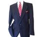 Burberry Suits & Blazers | Burberry Mens Navy Blue Suit Size 44r 100% Wool | Color: Blue | Size: 42r