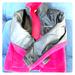 Columbia Jackets & Coats | Adorable Hot Pink & Black Columbia Jacket | Color: Black/Pink | Size: Xxs (4-5)